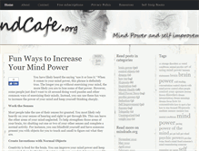 Tablet Screenshot of mindcafe.org
